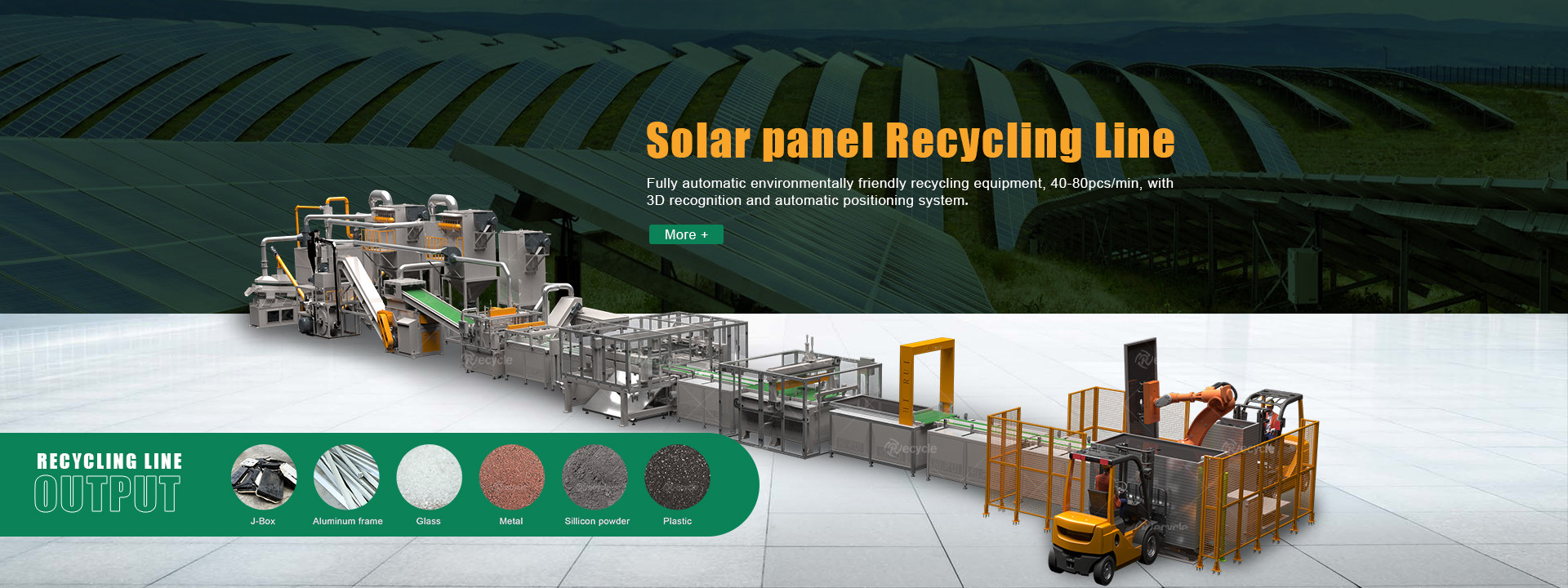 Qualität Recyclinglinie für Solarzellen usine